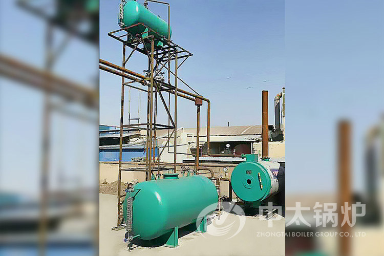 江蘇石化工業60萬大卡（kǎ）燃油燃氣導熱油爐